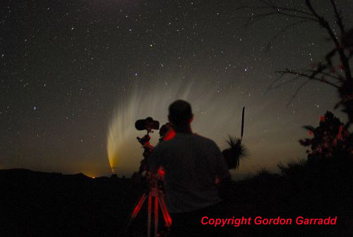 Rob + Comet McNaught 20070120